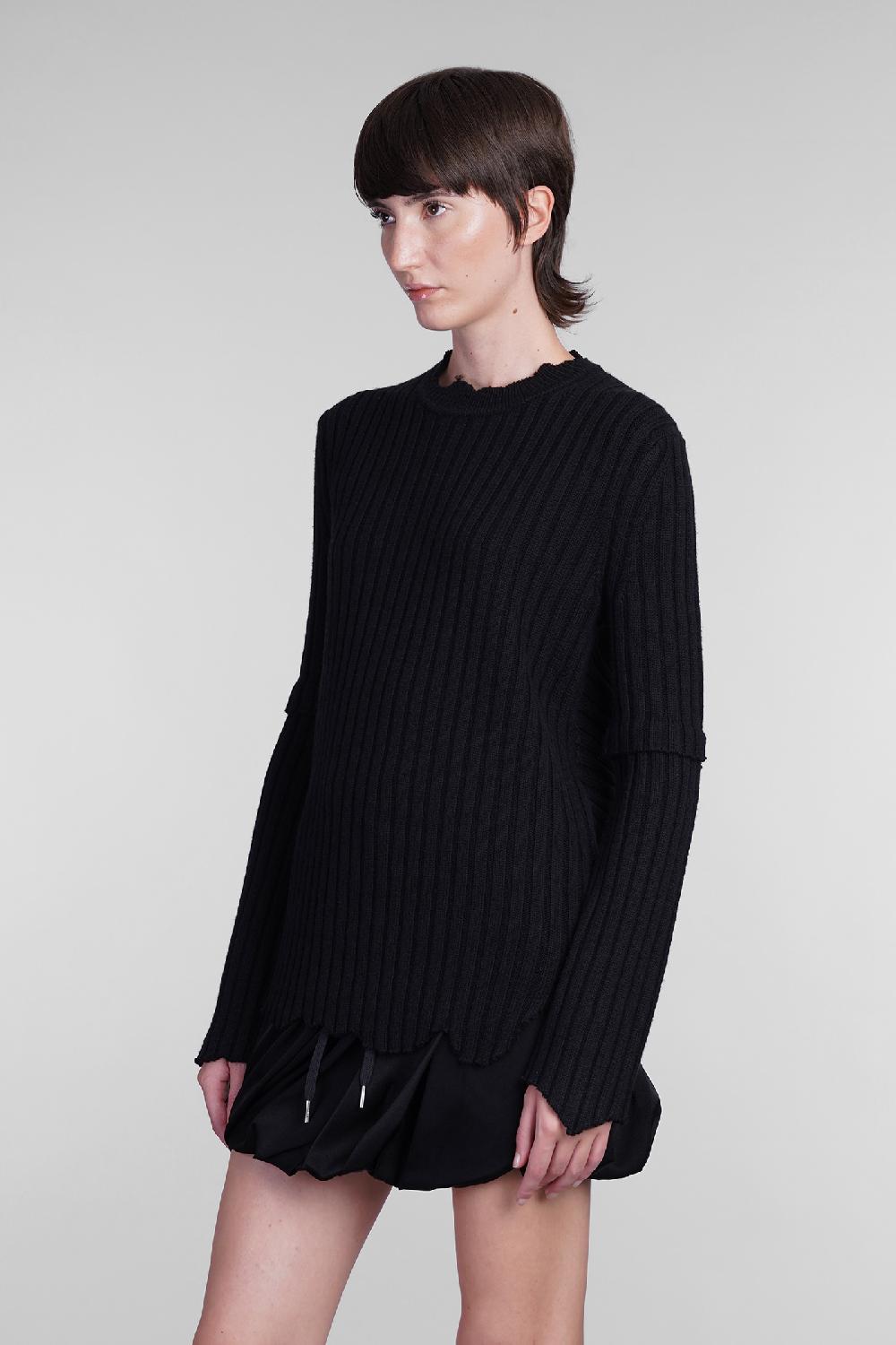 Deliberti Helmut Lang Maglia in lana nera cod. 406000 - Deliberti The Luxury Shopping Promozione Limitata
