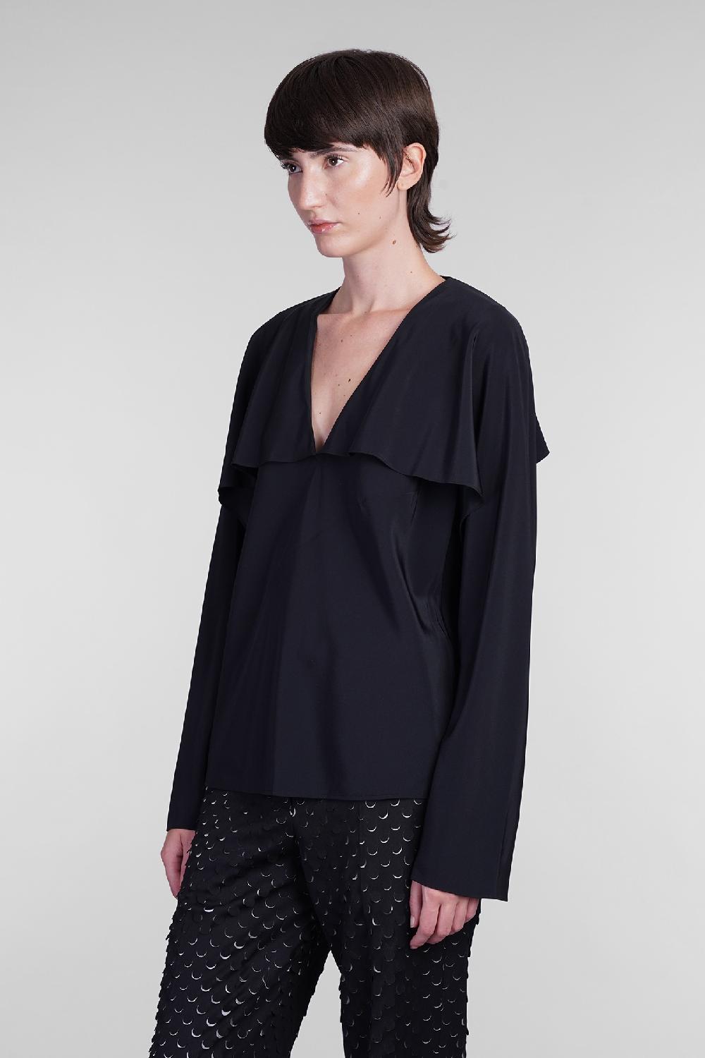 Deliberti Helmut Lang Blusa in seta nera cod. 405957 - Deliberti The Luxury Shopping Novità