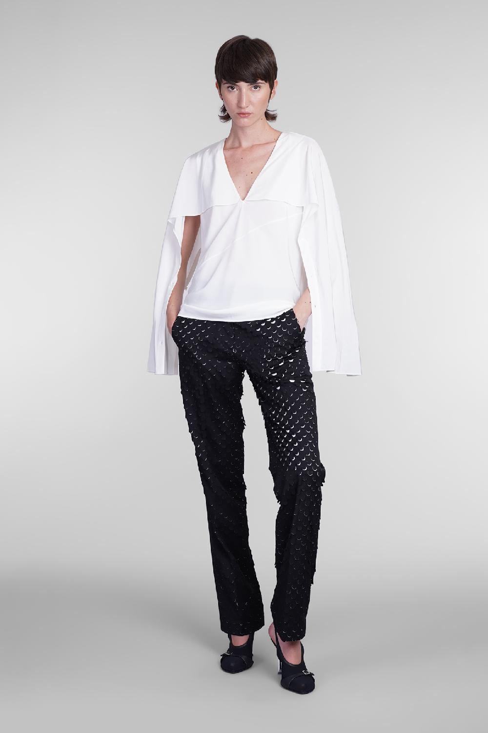 Deliberti Helmut Lang Blusa in seta bianca cod. 405958 - Deliberti The Luxury Shopping Presa