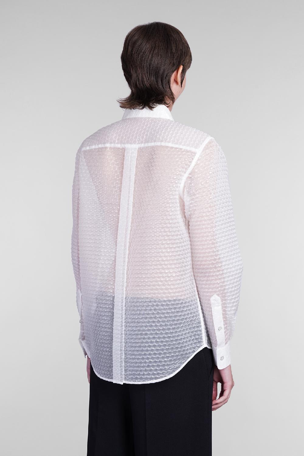 Deliberti Helmut Lang Camicia in poliammide bianca cod. 405959 - Deliberti The Luxury Shopping Sconto