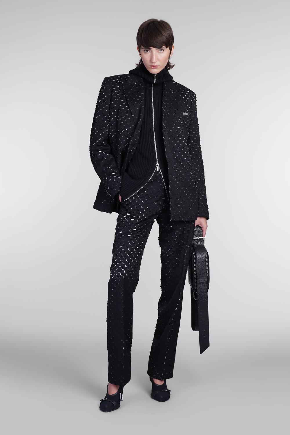 Deliberti Helmut Lang Pantalone in poliestere nero cod. 405961 - Deliberti The Luxury Shopping Economico