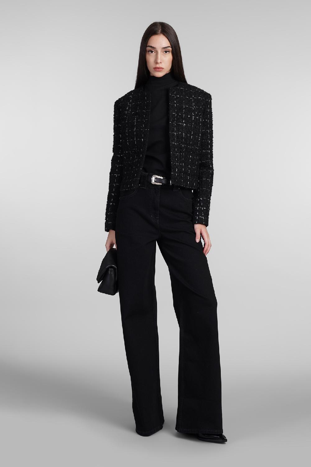 Deliberti Iro Giacca casual malano in lana nera cod. 407117 - Deliberti The Luxury Shopping In Vendita