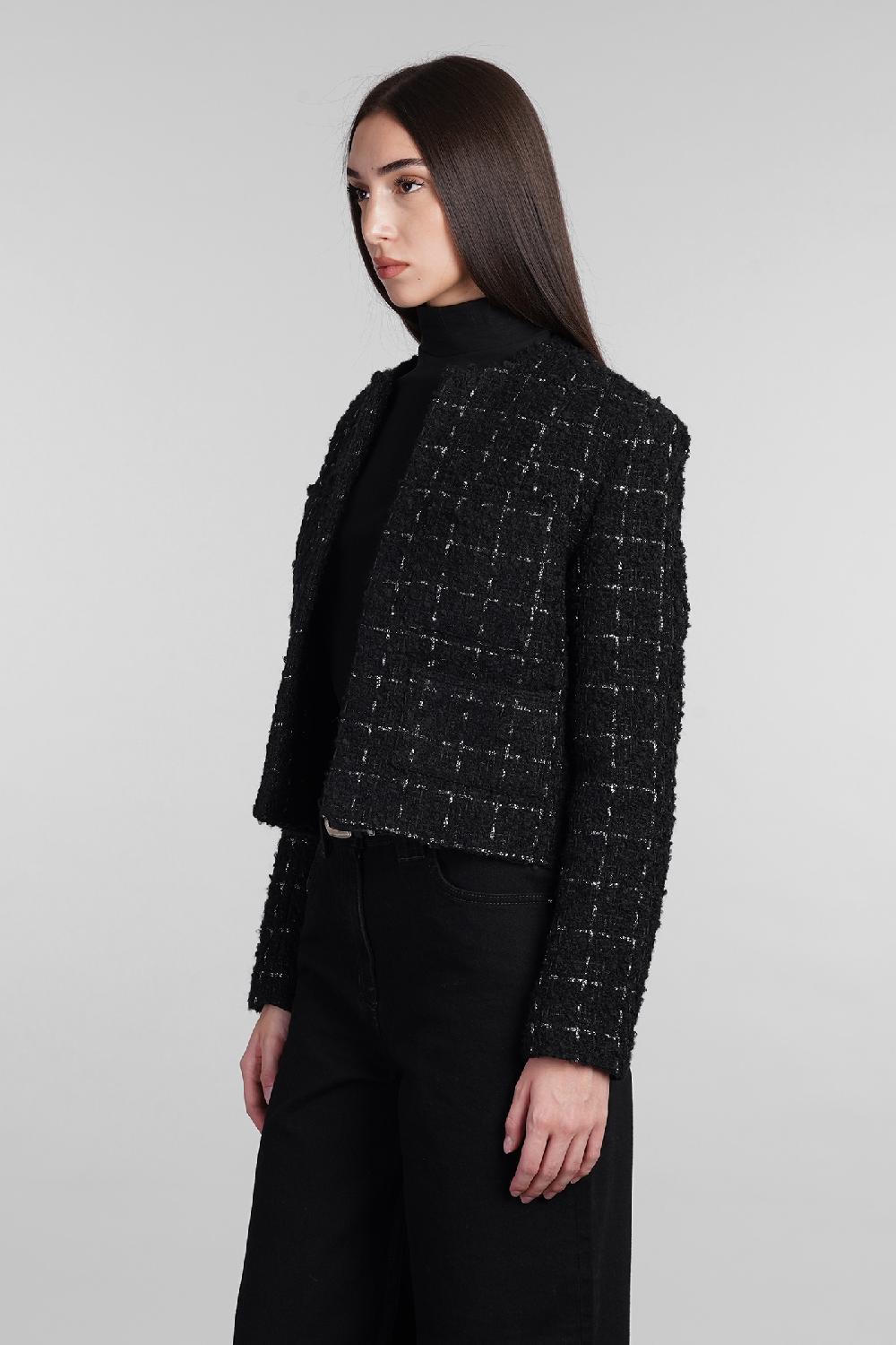 Deliberti Iro Giacca casual malano in lana nera cod. 407117 - Deliberti The Luxury Shopping In Vendita