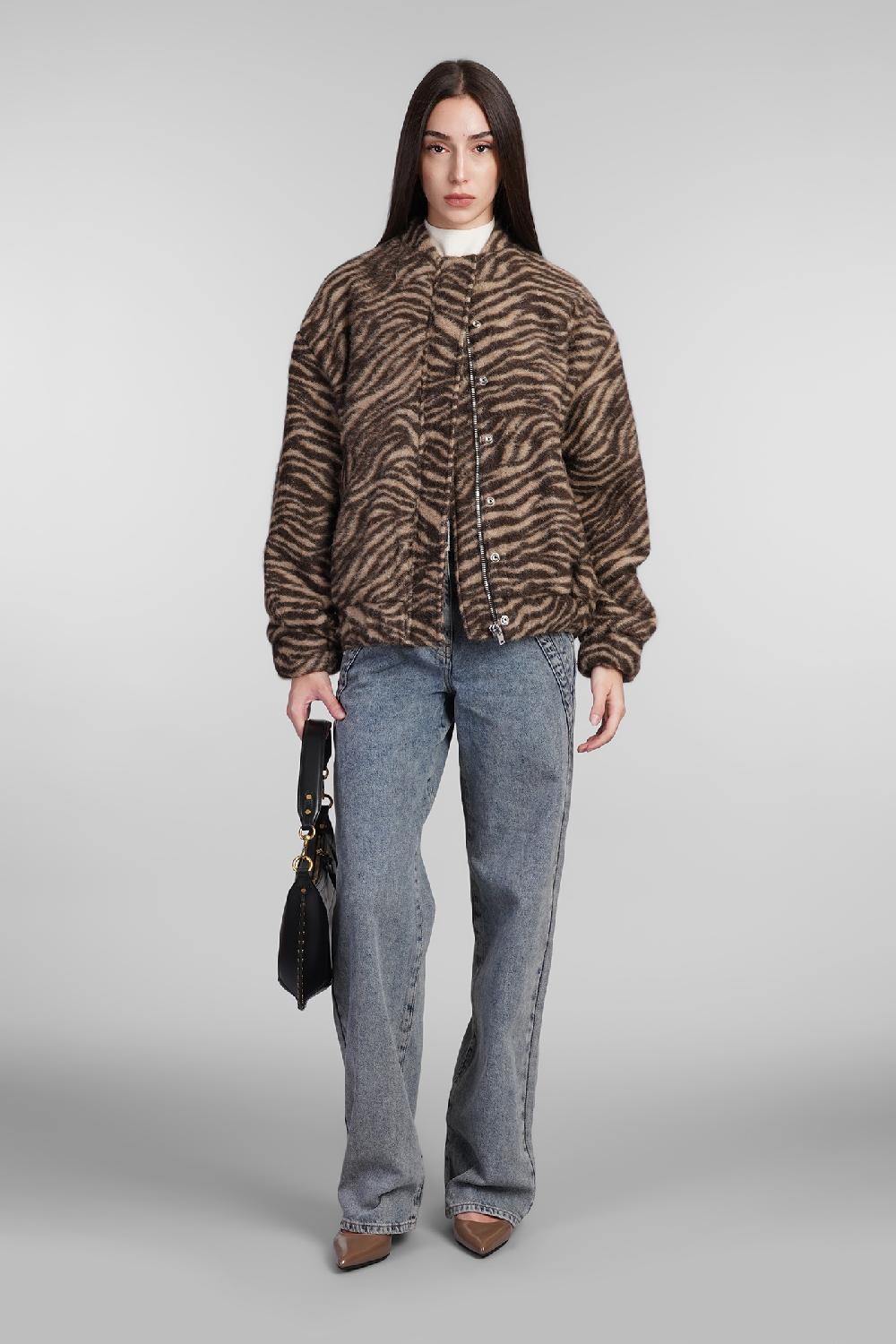 Deliberti Iro Giacca casual louane in lana marrone cod. 407119 - Deliberti The Luxury Shopping Offerte