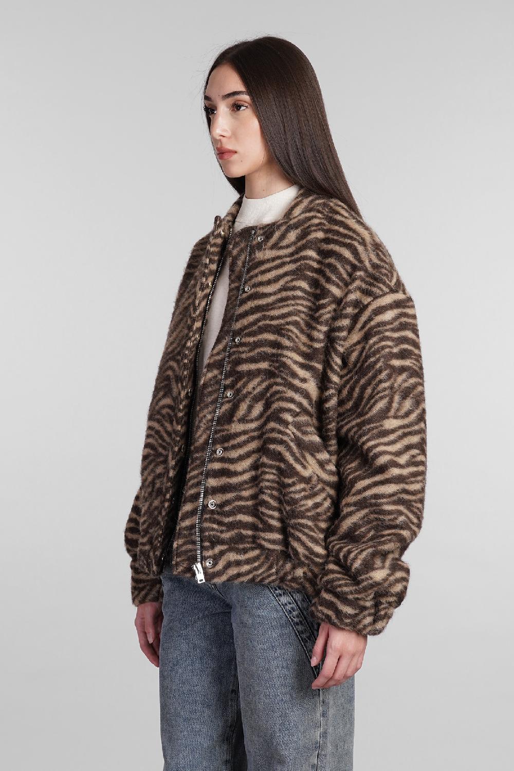 Deliberti Iro Giacca casual louane in lana marrone cod. 407119 - Deliberti The Luxury Shopping Offerte