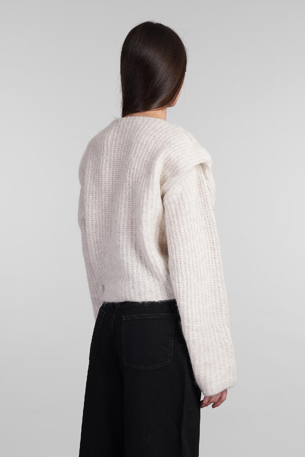 Deliberti Iro Maglia ferisse in alpaca beige cod. 407123 - Deliberti The Luxury Shopping Saldi Di Fabbrica