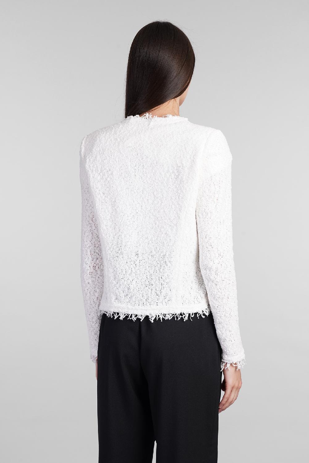 Deliberti Iro Giacca casual shavani in cotone bianco cod. 407075 - Deliberti The Luxury Shopping Vendite Flash