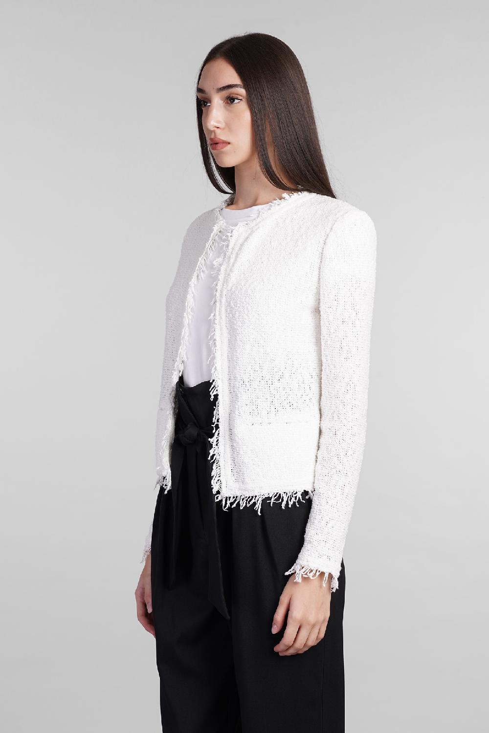 Deliberti Iro Giacca casual shavani in cotone bianco cod. 407075 - Deliberti The Luxury Shopping Vendite Flash