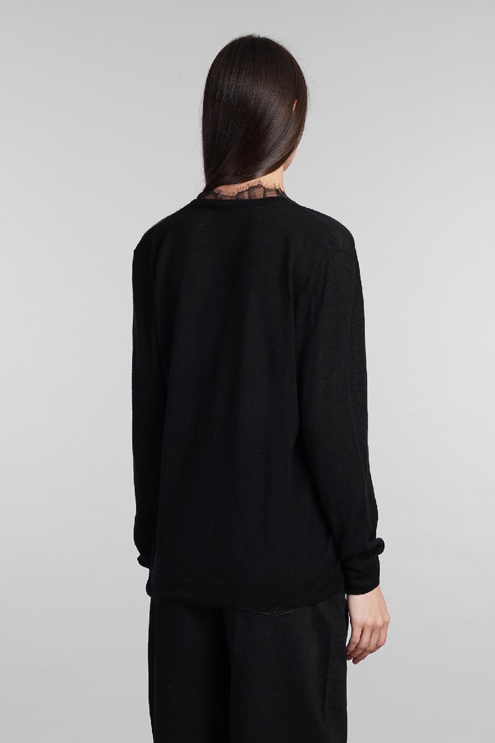 Deliberti Iro Maglia haby in lana nera cod. 407076 - Deliberti The Luxury Shopping Negozio