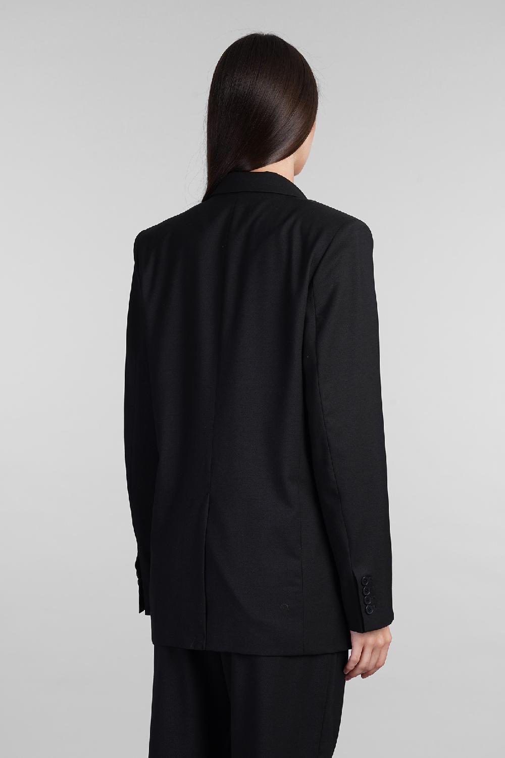 Deliberti Iro Blazer allan in lana nera cod. 407078 - Deliberti The Luxury Shopping Nuova