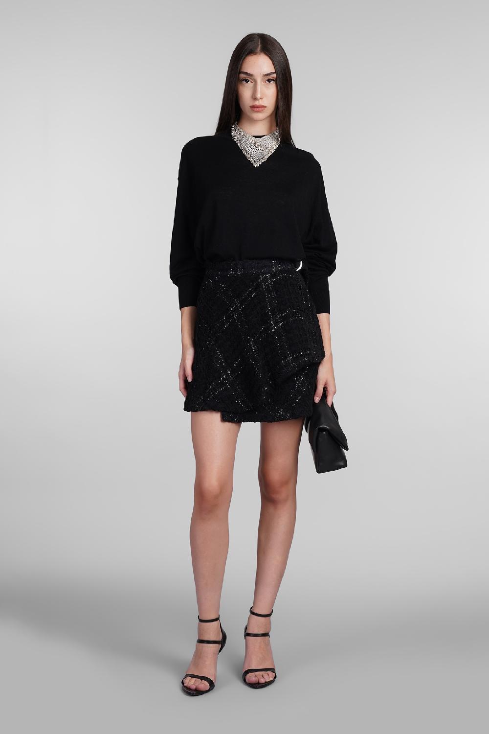 Deliberti Iro Maglia lya in seta nera cod. 407087 - Deliberti The Luxury Shopping Comprare a buon mercato