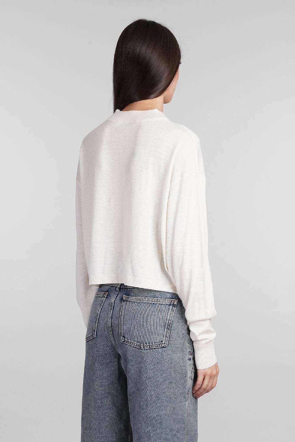 Deliberti Iro Maglia lya in seta beige cod. 407088 - Deliberti The Luxury Shopping Grande vendita
