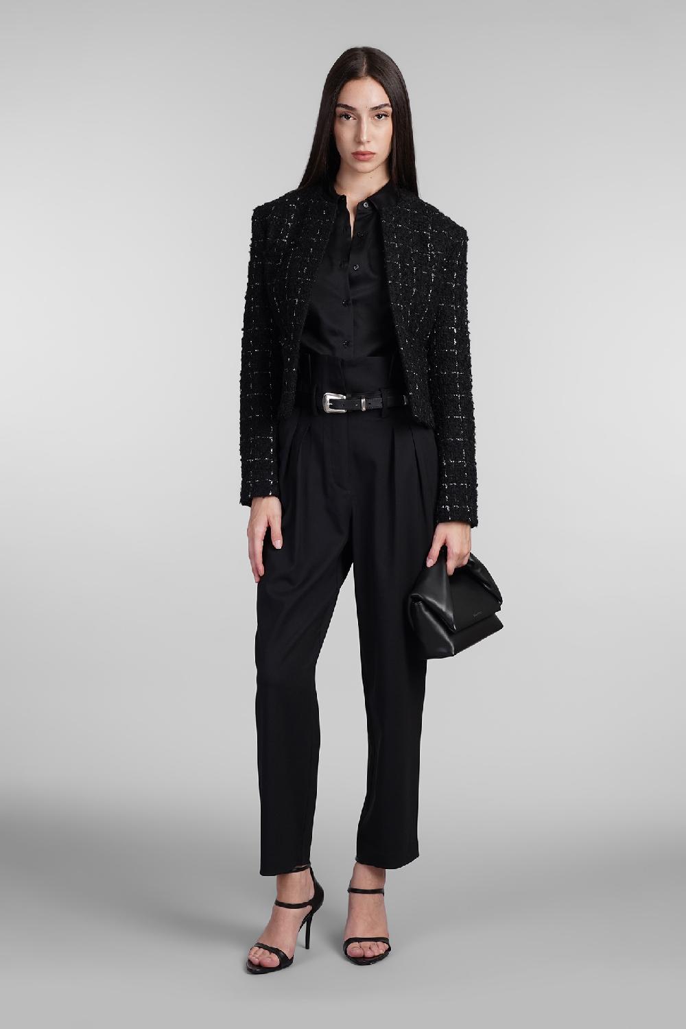 Deliberti Iro Camicia jarila in seta nera cod. 407089 - Deliberti The Luxury Shopping Flash Sale