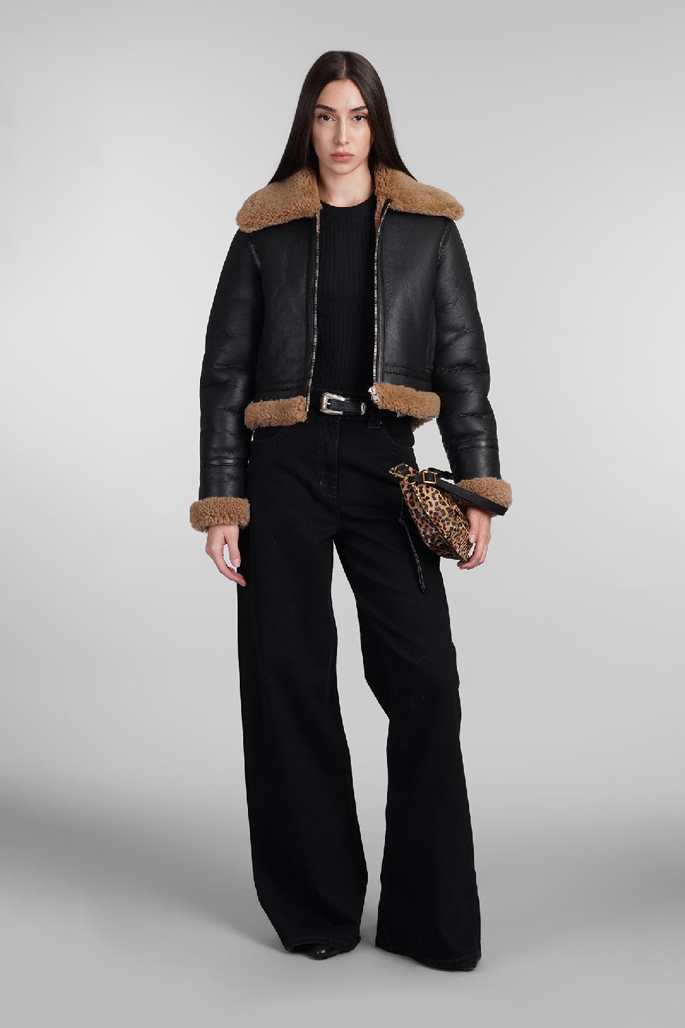 Deliberti Iro Montone berrin in pelle nera cod. 407092 - Deliberti The Luxury Shopping Offerta esclusiva