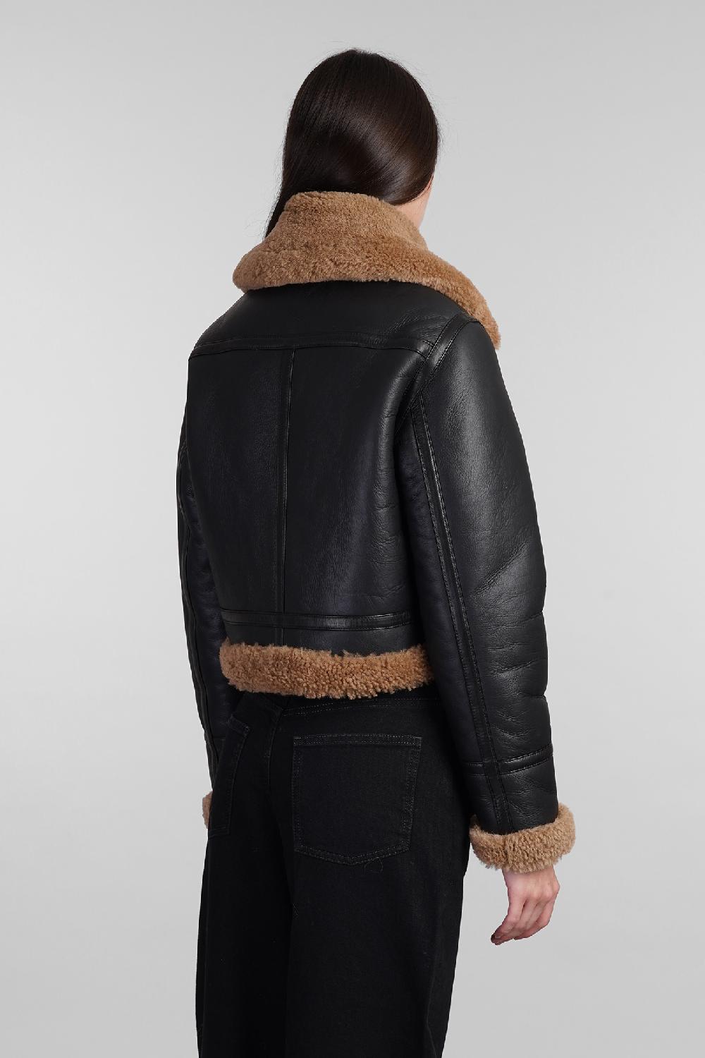 Deliberti Iro Montone berrin in pelle nera cod. 407092 - Deliberti The Luxury Shopping Offerta esclusiva