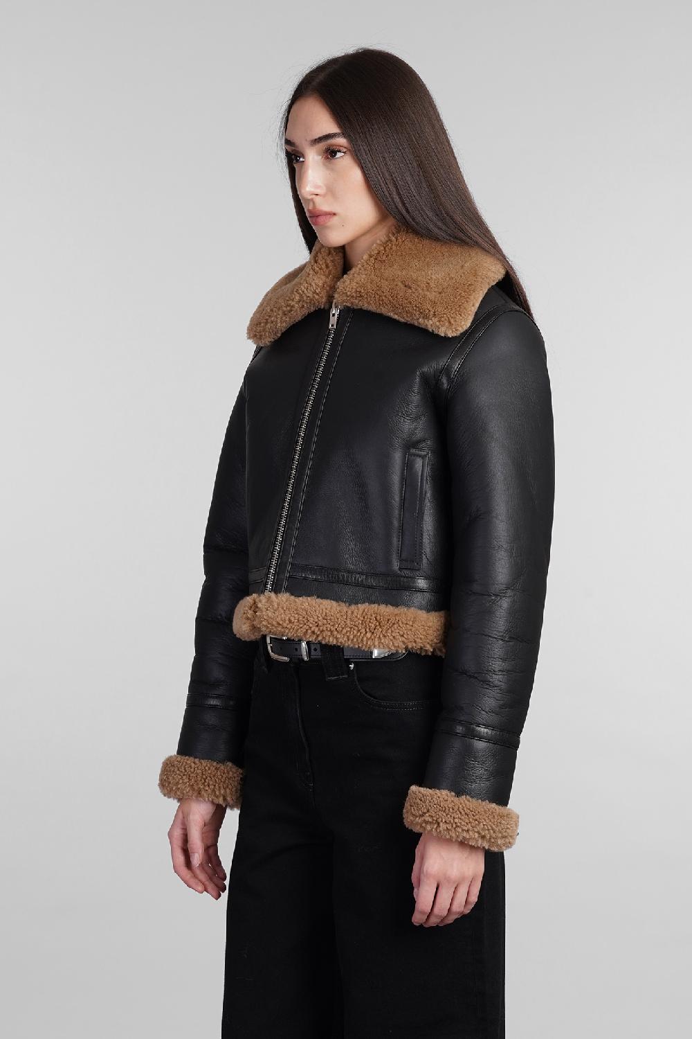 Deliberti Iro Montone berrin in pelle nera cod. 407092 - Deliberti The Luxury Shopping Offerta esclusiva