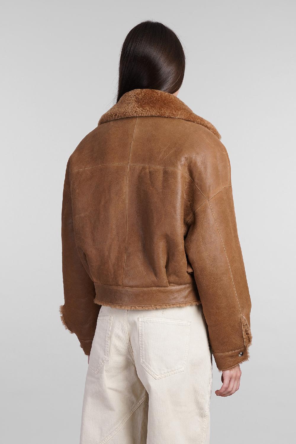 Deliberti Iro Pelliccia nevisa in pelle cammello cod. 407095 - Deliberti The Luxury Shopping Cyber Monday