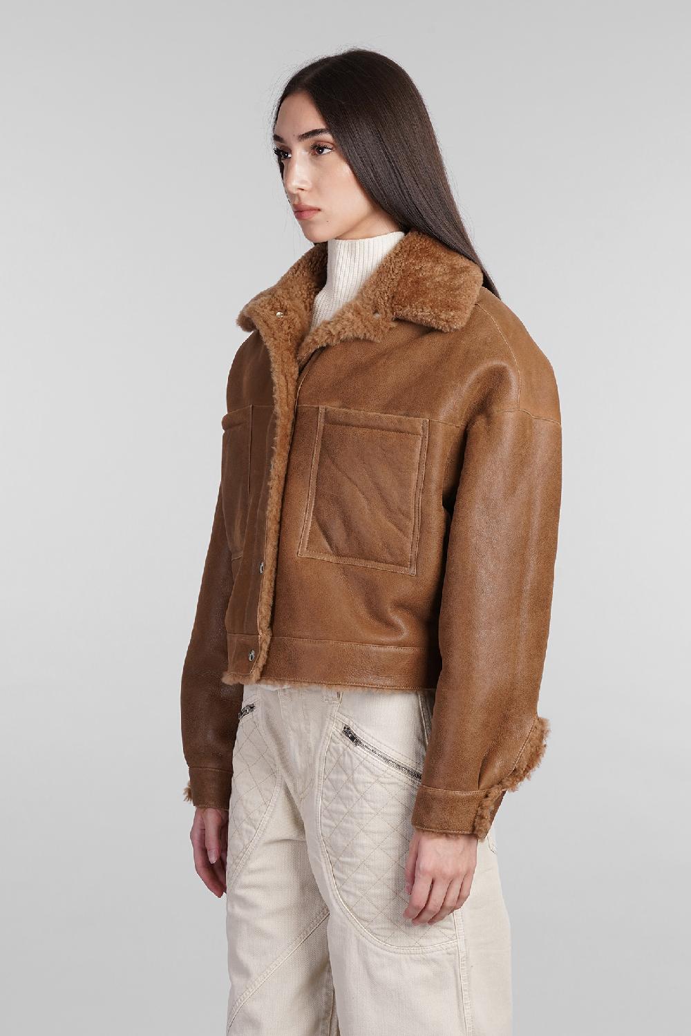 Deliberti Iro Pelliccia nevisa in pelle cammello cod. 407095 - Deliberti The Luxury Shopping Cyber Monday
