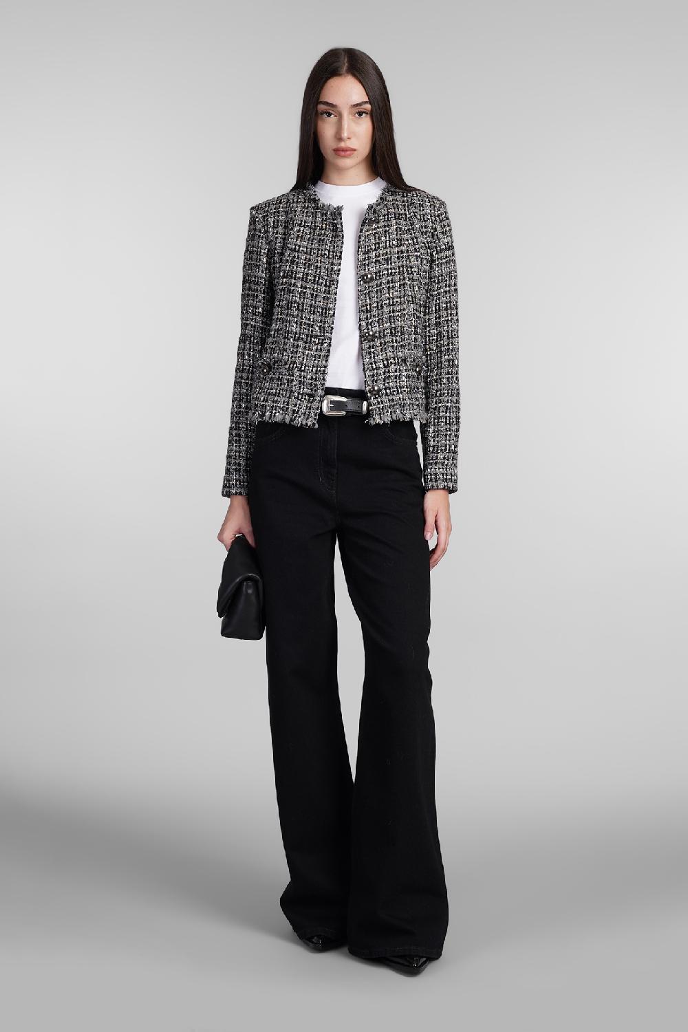 Deliberti Iro Giacca casual brunah in poliestere grigio cod. 407099 - Deliberti The Luxury Shopping Offerta Giorno del Papà
