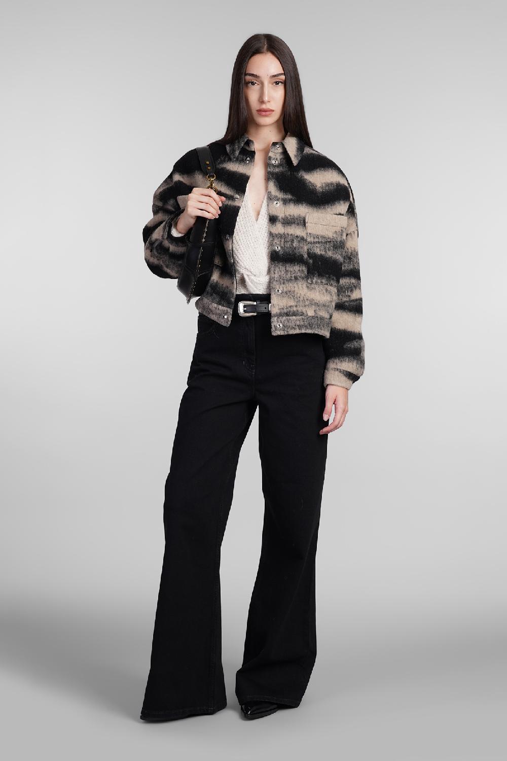 Deliberti Iro Giacca casual ophaline in lana beige cod. 407100 - Deliberti The Luxury Shopping Offerta San Valentino