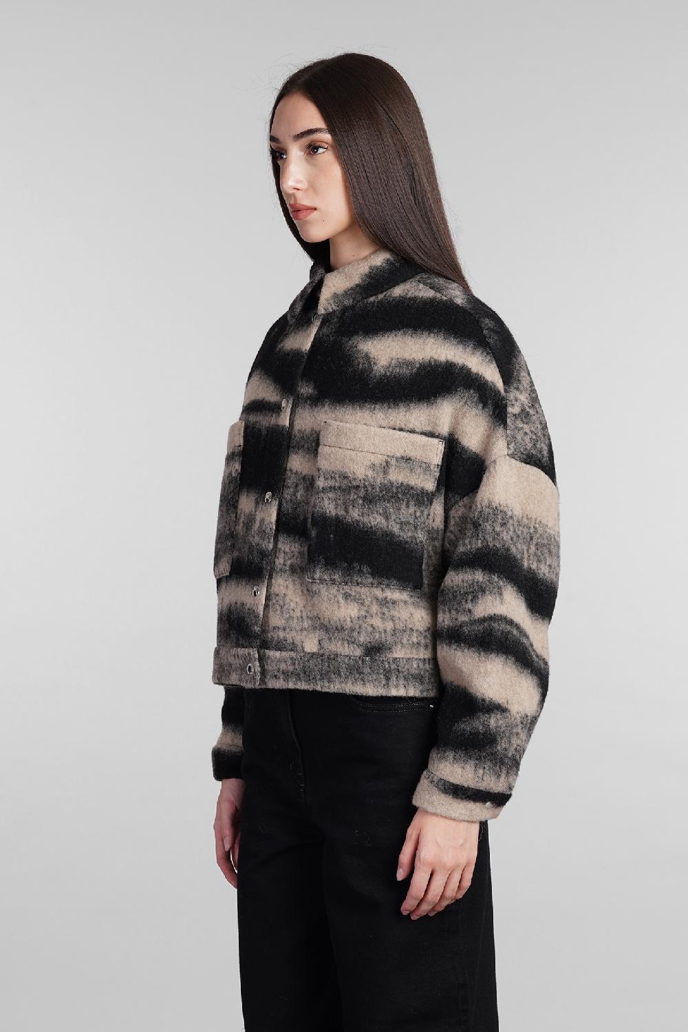 Deliberti Iro Giacca casual ophaline in lana beige cod. 407100 - Deliberti The Luxury Shopping Offerta San Valentino
