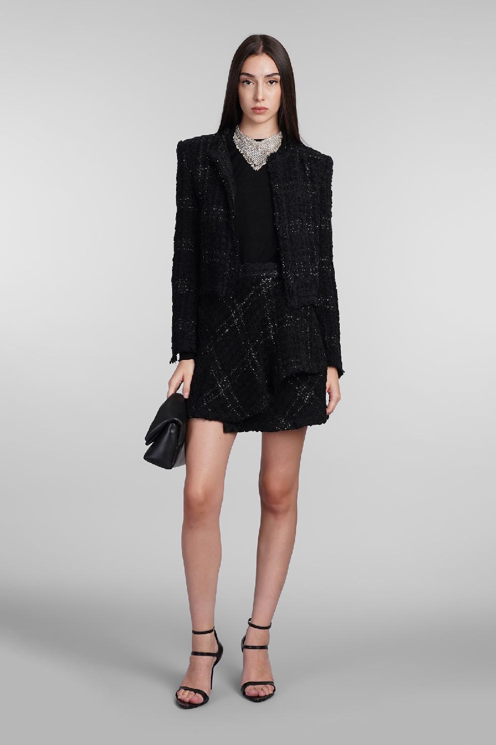 Deliberti Iro Giacca casual sonesta in cotone nero cod. 407101 - Deliberti The Luxury Shopping Offerta Anniversario