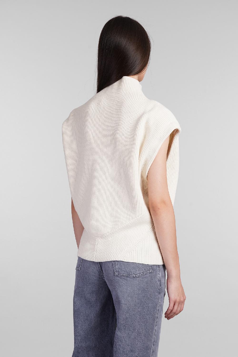 Deliberti Iro Maglia kenda in lana beige cod. 407104 - Deliberti The Luxury Shopping Offerta migliore