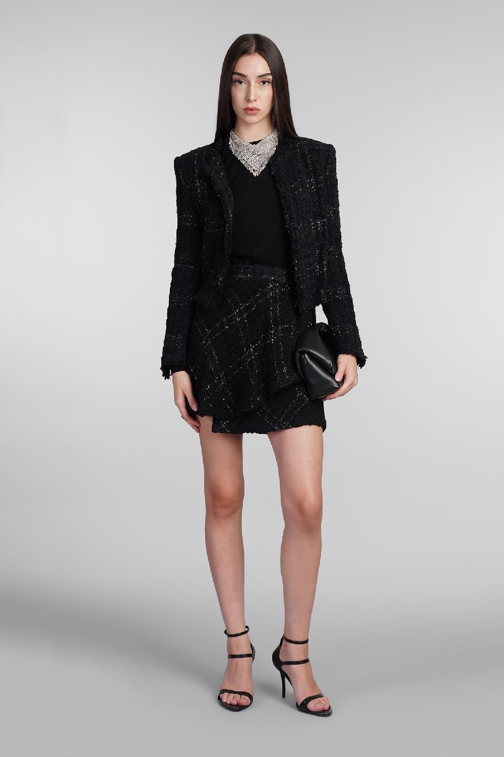 Deliberti Iro Gonna solfin in cotone nero cod. 407107 - Deliberti The Luxury Shopping Offerta temporanea