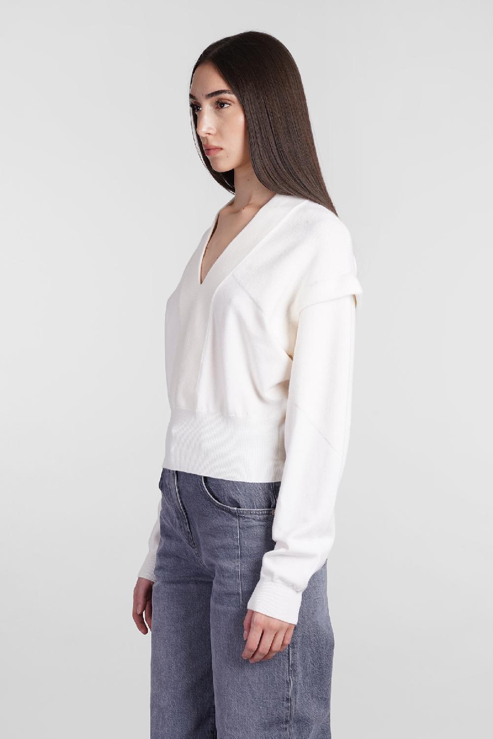 Deliberti Iro Maglia azura in lana beige cod. 407111 - Deliberti The Luxury Shopping Nuovi prodotti