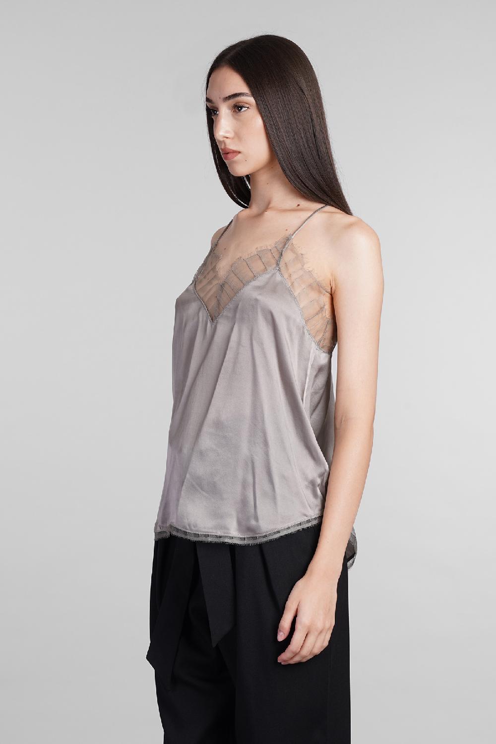 Deliberti Iro Topwear berwyn in poliammide grigia cod. 407112 - Deliberti The Luxury Shopping Bestseller