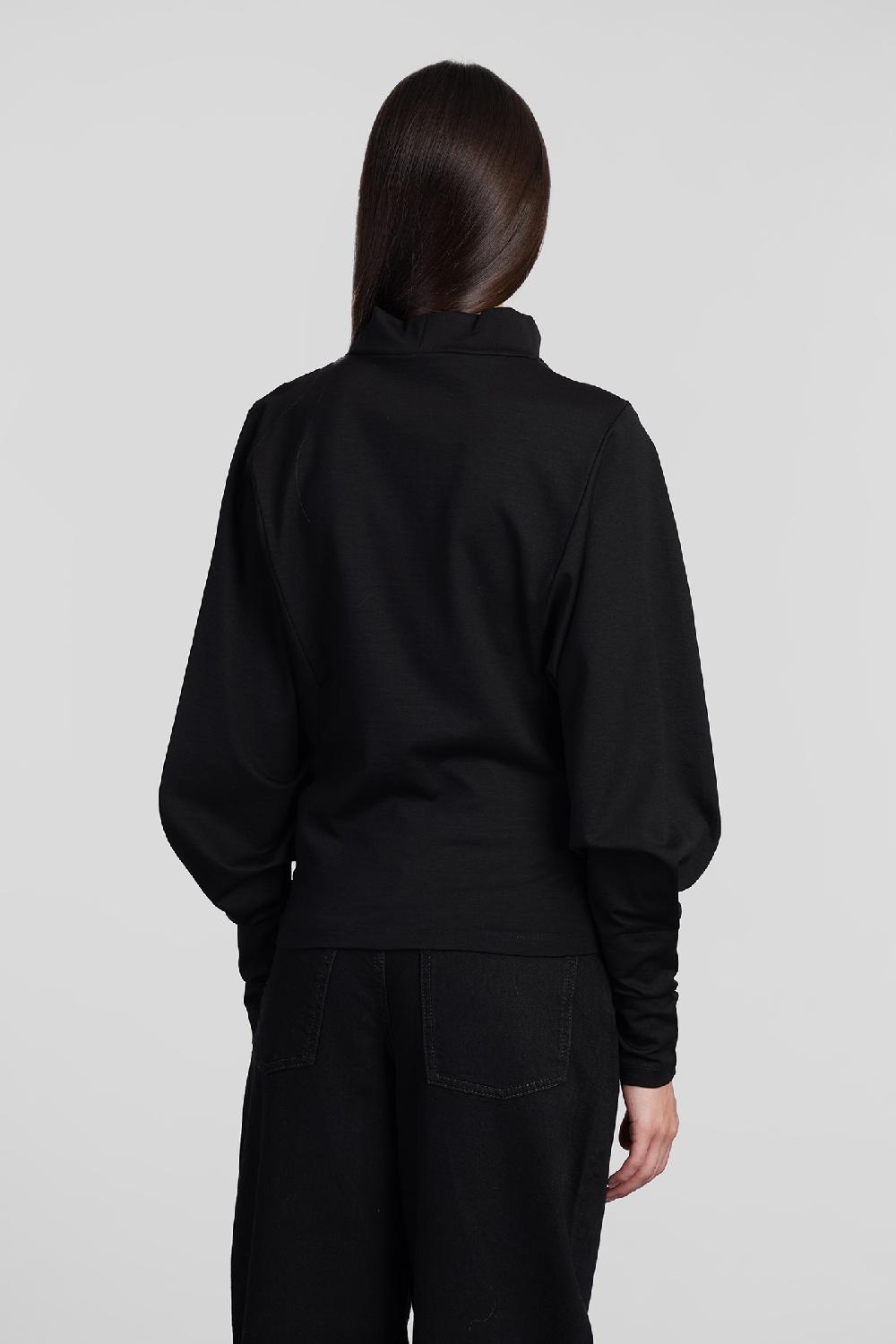 Deliberti Iro Topwear melisso in lyocell nero cod. 407113 - Deliberti The Luxury Shopping Offerte stagionali