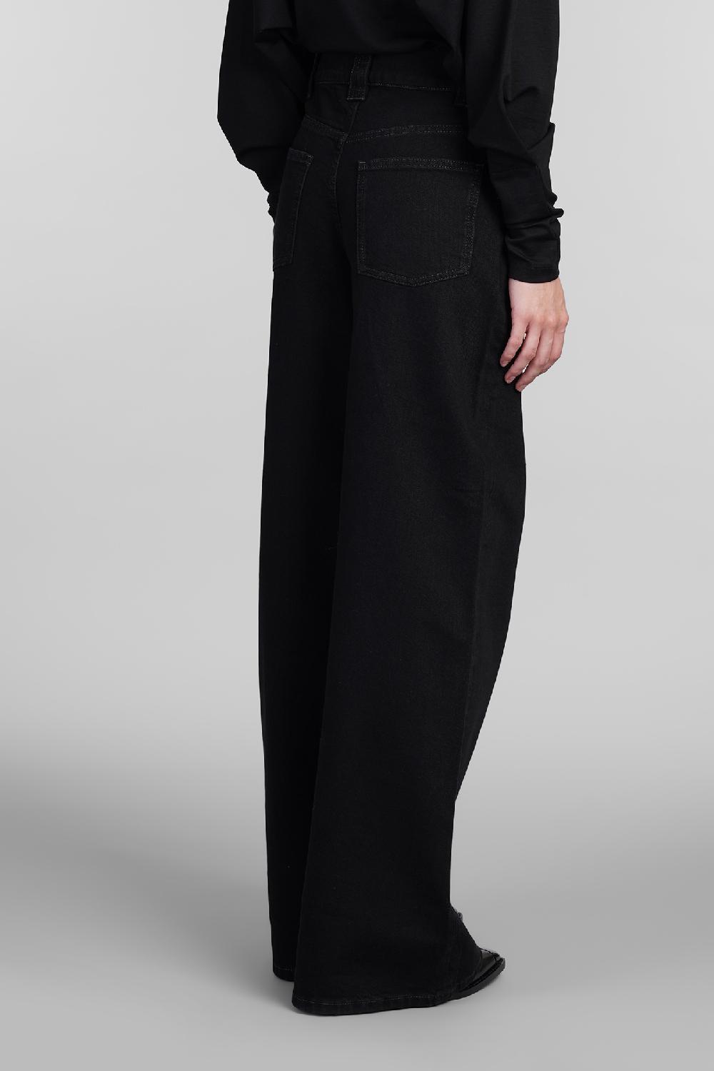 Deliberti Iro Jeans abriel in cotone nero cod. 407114 - Deliberti The Luxury Shopping Liquidazione