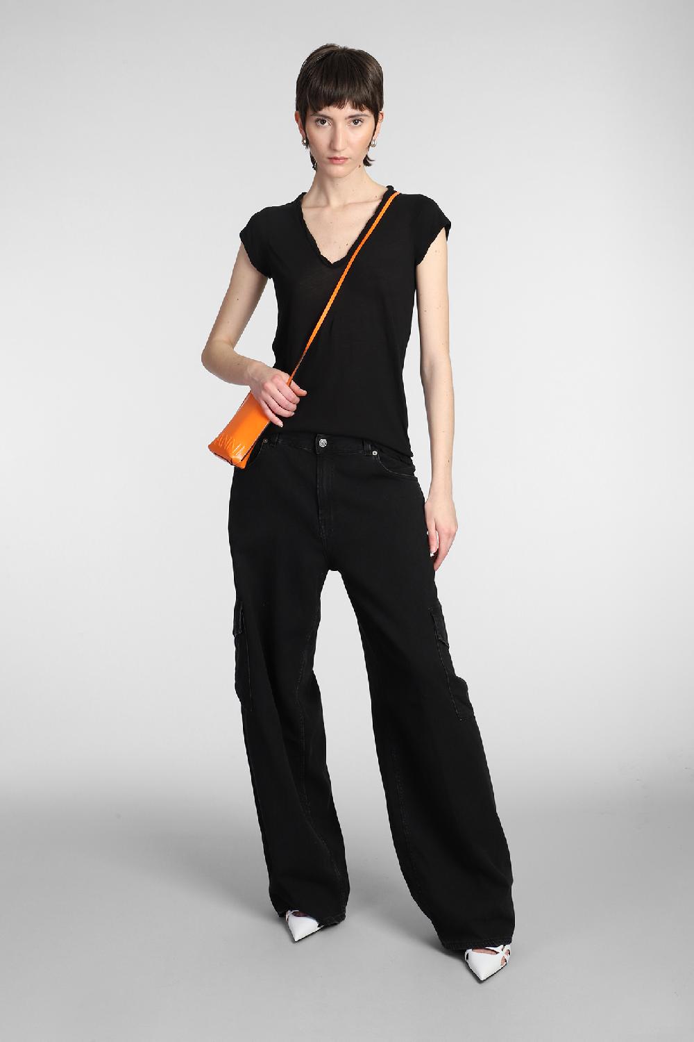 Deliberti James Perse T-shirt in cotone nero cod. 377147 - Deliberti The Luxury Shopping Sconti VIP