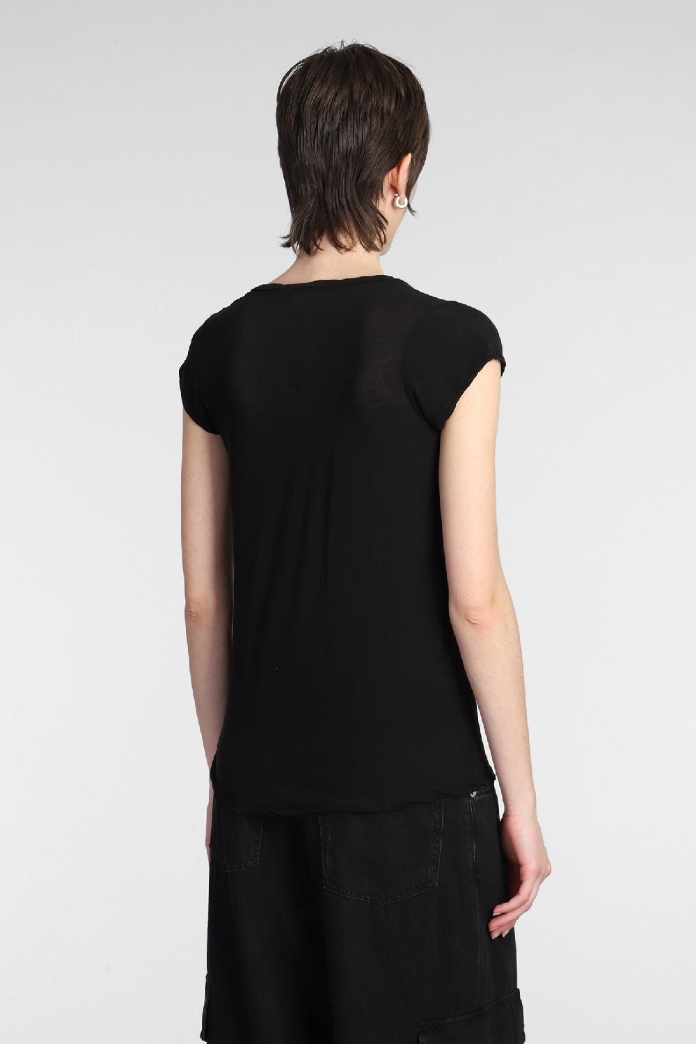 Deliberti James Perse T-shirt in cotone nero cod. 377147 - Deliberti The Luxury Shopping Sconti VIP