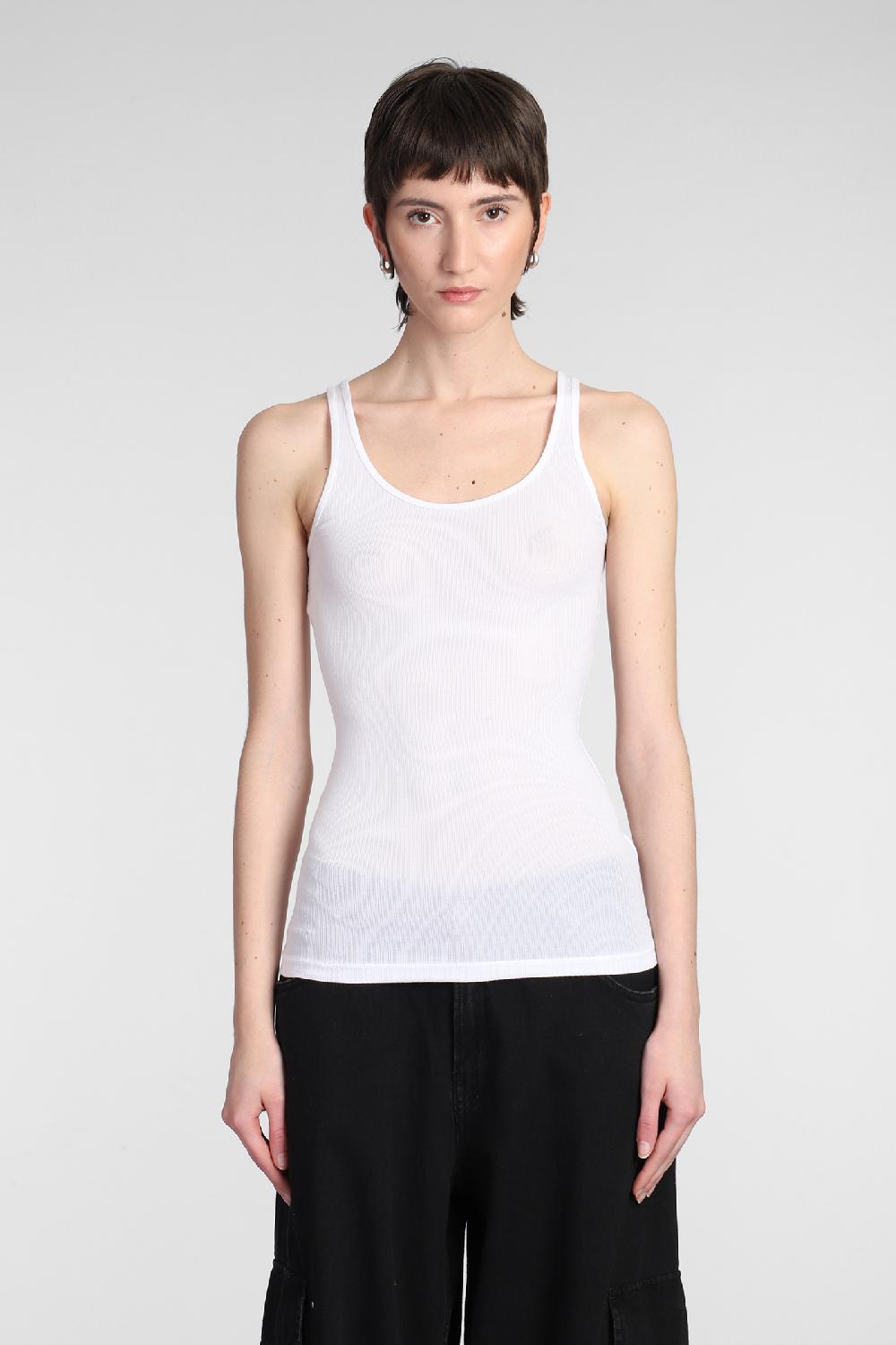 Deliberti James Perse Canotta in cotone bianco cod. 377153 - Deliberti The Luxury Shopping