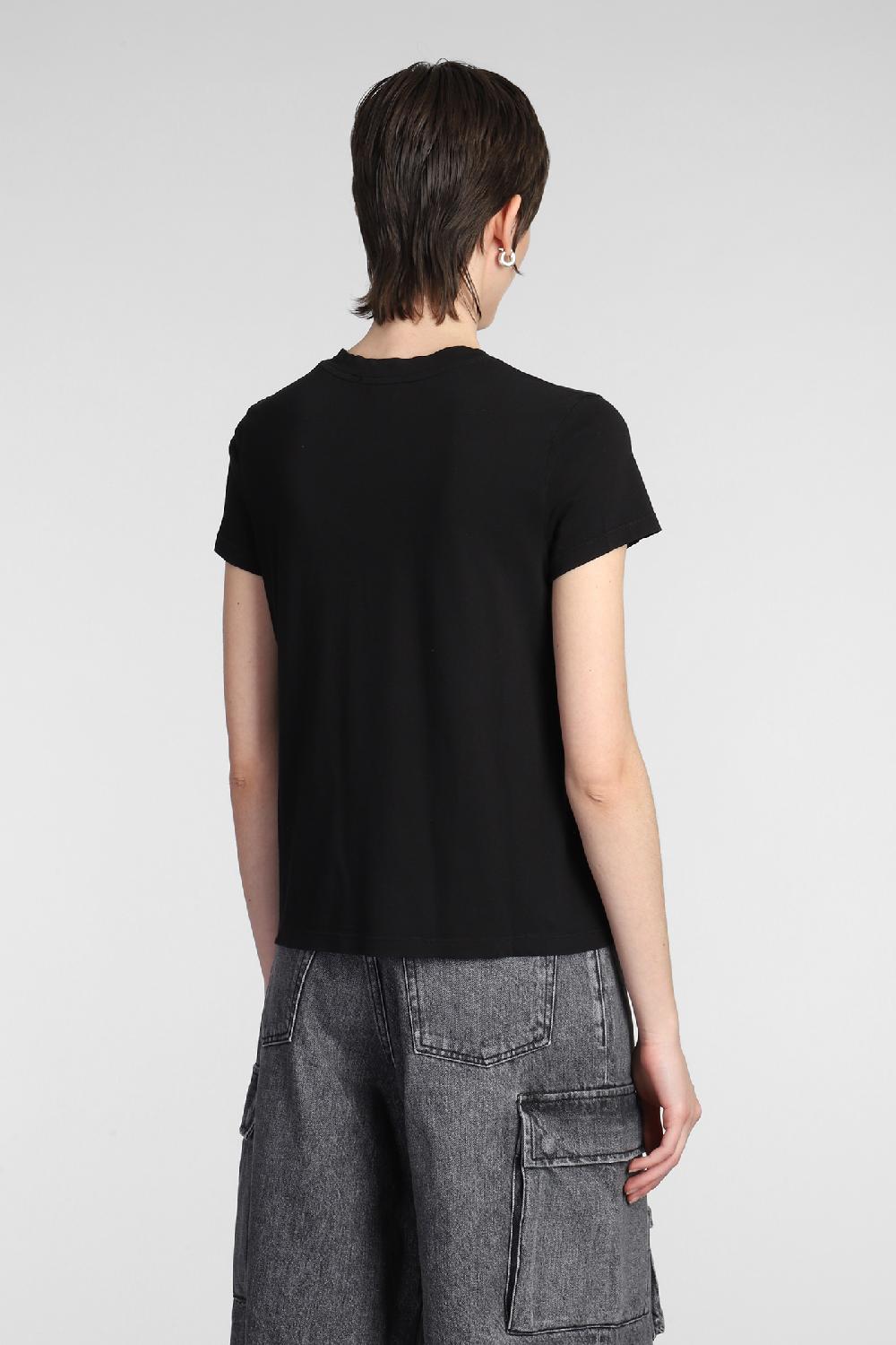 Deliberti James Perse T-shirt in cotone nero cod. 377149 - Deliberti The Luxury Shopping Super Saving Price