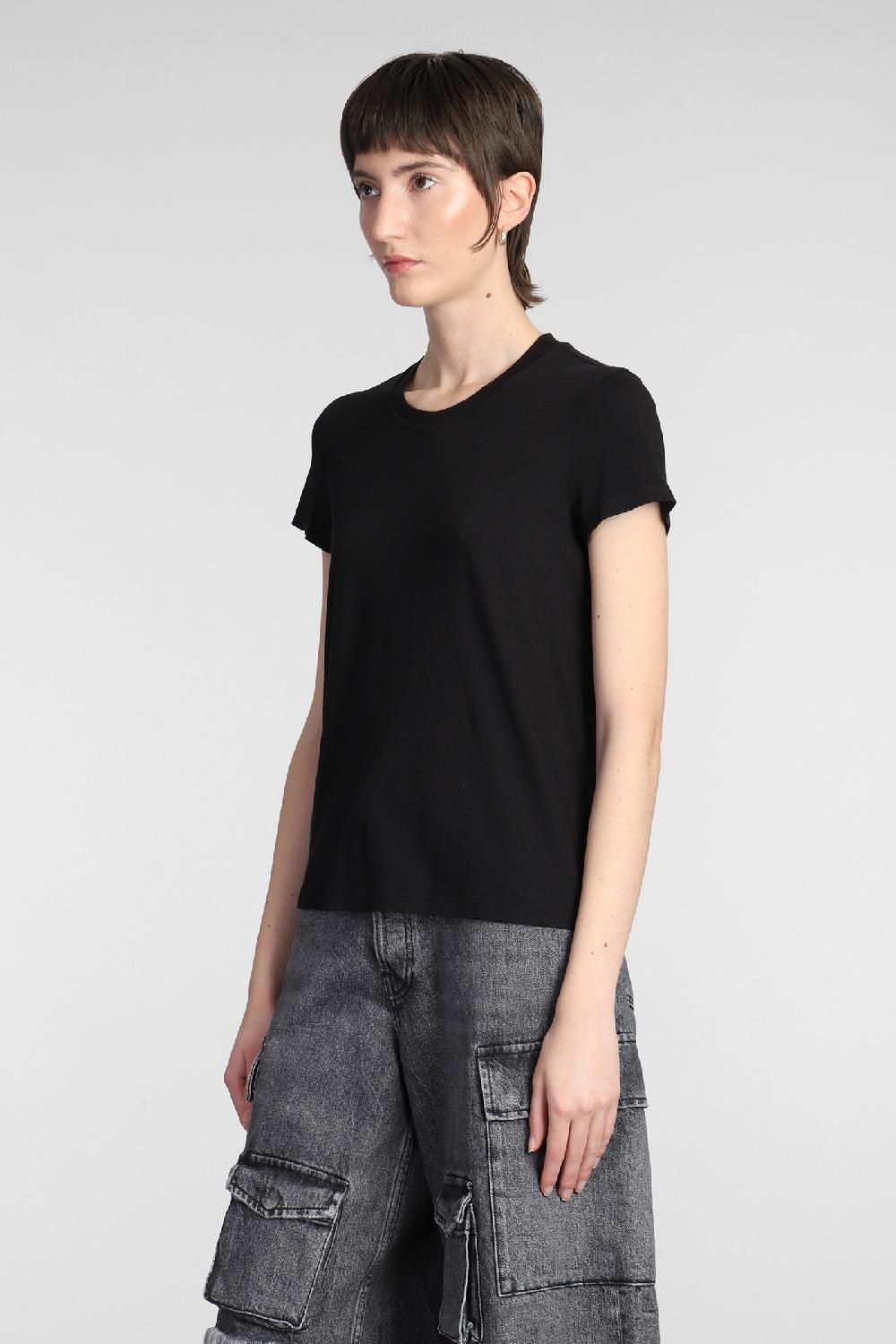 Deliberti James Perse T-shirt in cotone nero cod. 377149 - Deliberti The Luxury Shopping Super Saving Price