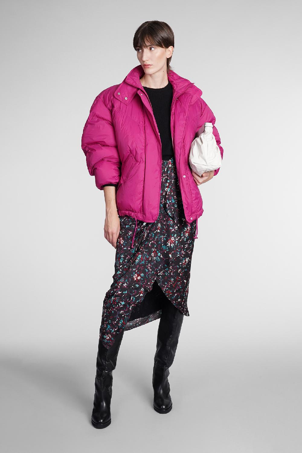 Deliberti Isabel Marant Piumino fimo in poliammide fucsia cod. 361145 - Deliberti The Luxury Shopping Rilascio limitato