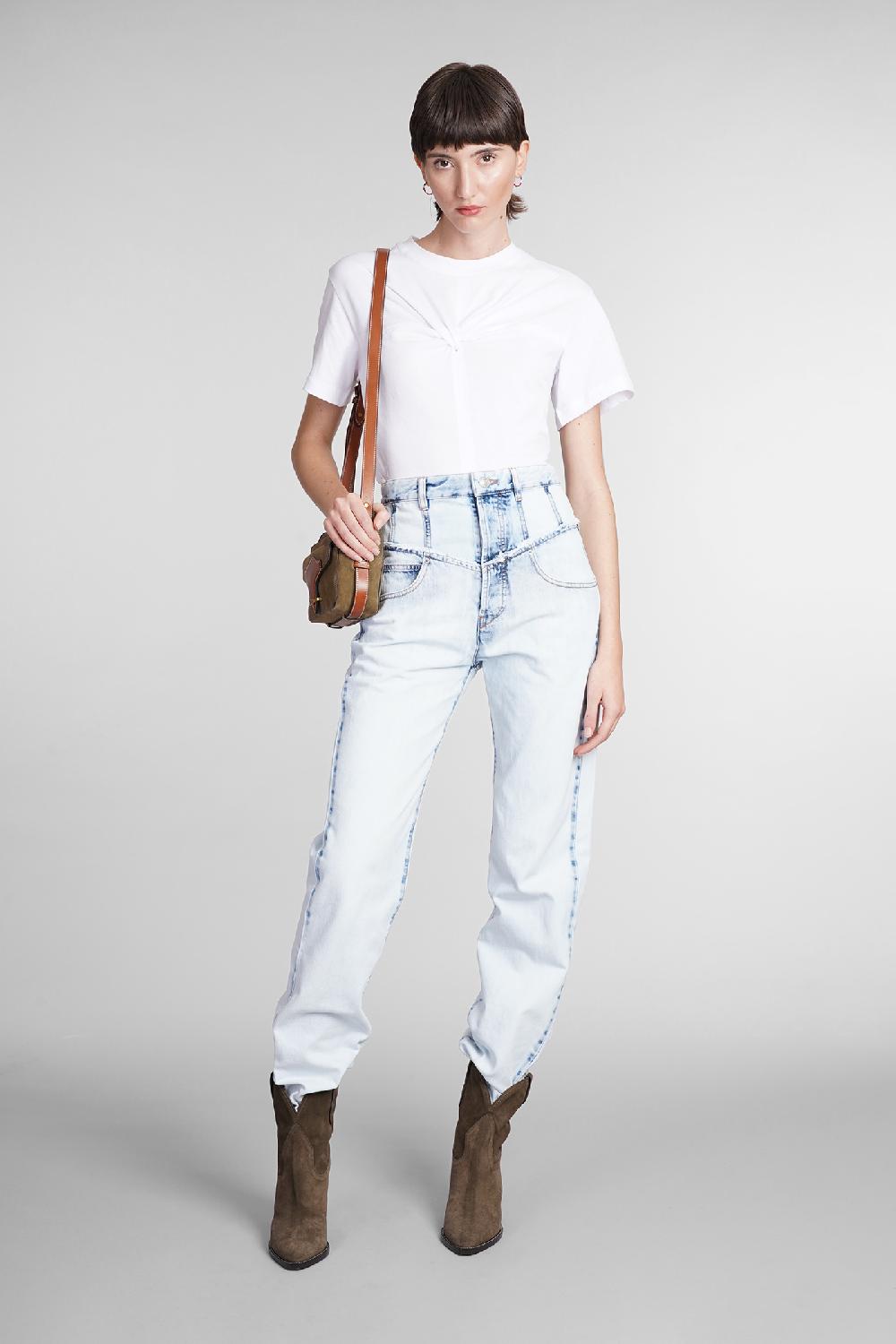 Deliberti Isabel Marant T-shirt zuria in cotone bianco cod. 391967 - Deliberti The Luxury Shopping Ultimi tre giorni