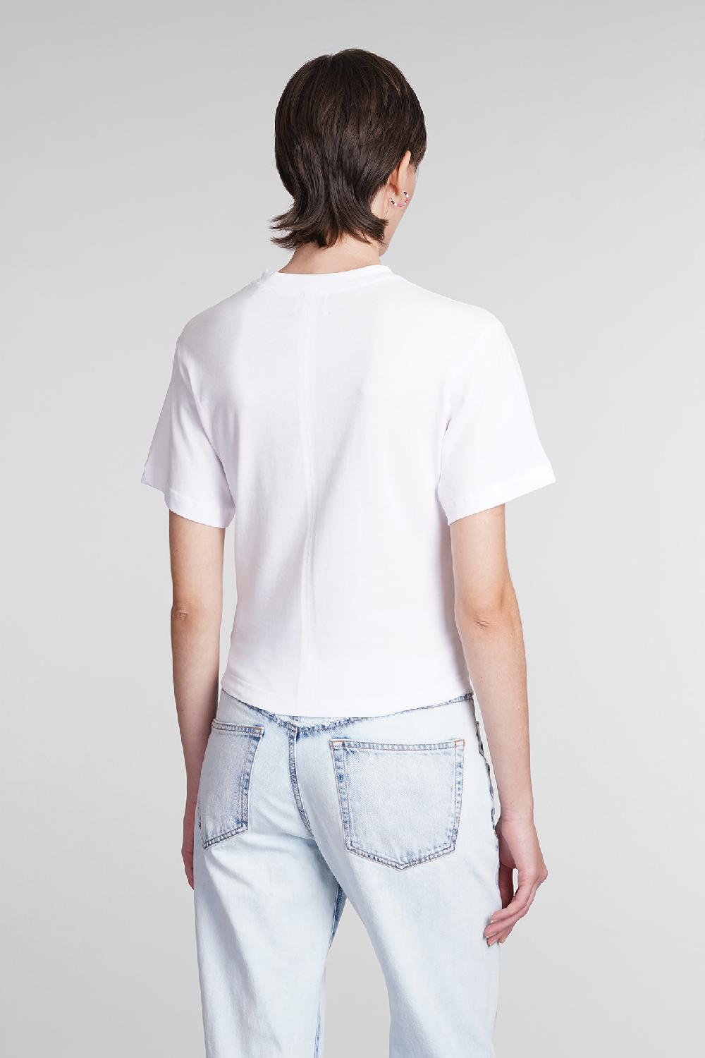 Deliberti Isabel Marant T-shirt zuria in cotone bianco cod. 391967 - Deliberti The Luxury Shopping Ultimi tre giorni