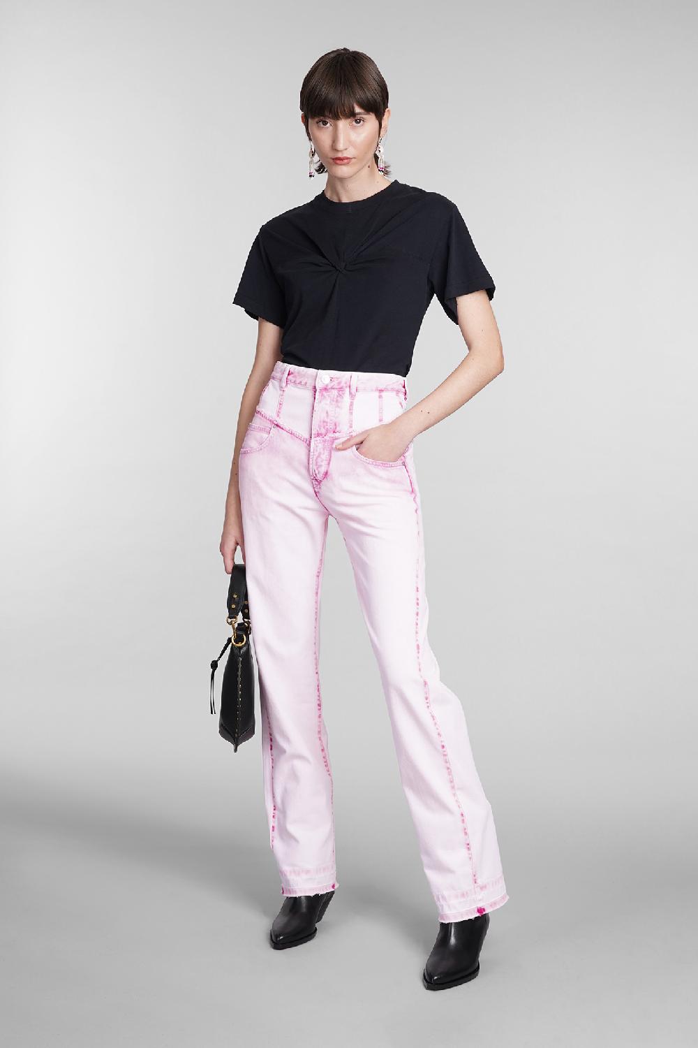 Deliberti Isabel Marant T-shirt zuria in cotone nero cod. 391966 - Deliberti The Luxury Shopping Latest stili