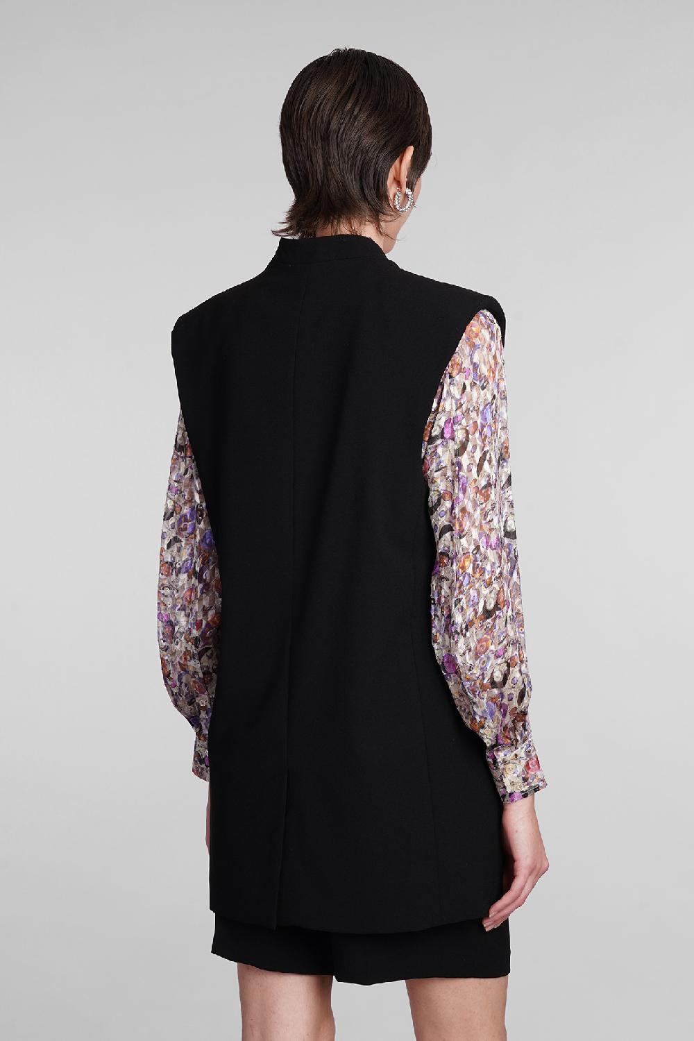 Deliberti Isabel Marant Gilet emara in triacetato nero cod. 399951 - Deliberti The Luxury Shopping Ultimi due giorni