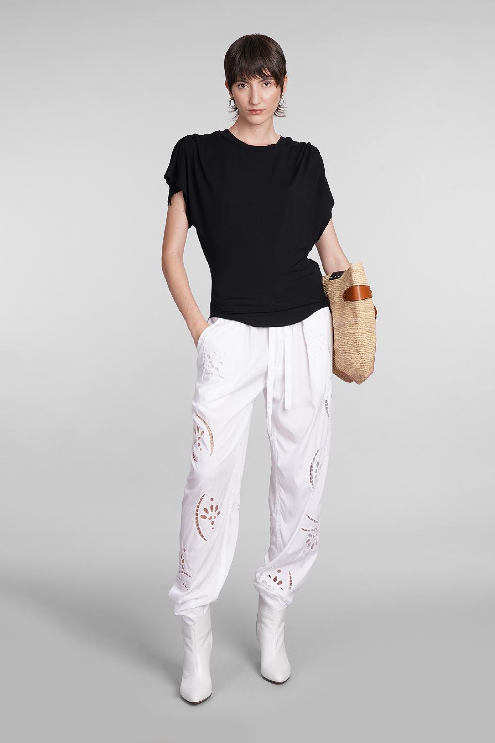Deliberti Isabel Marant T-shirt zola in modal nero cod. 400029 - Deliberti The Luxury Shopping Promozione temporanea