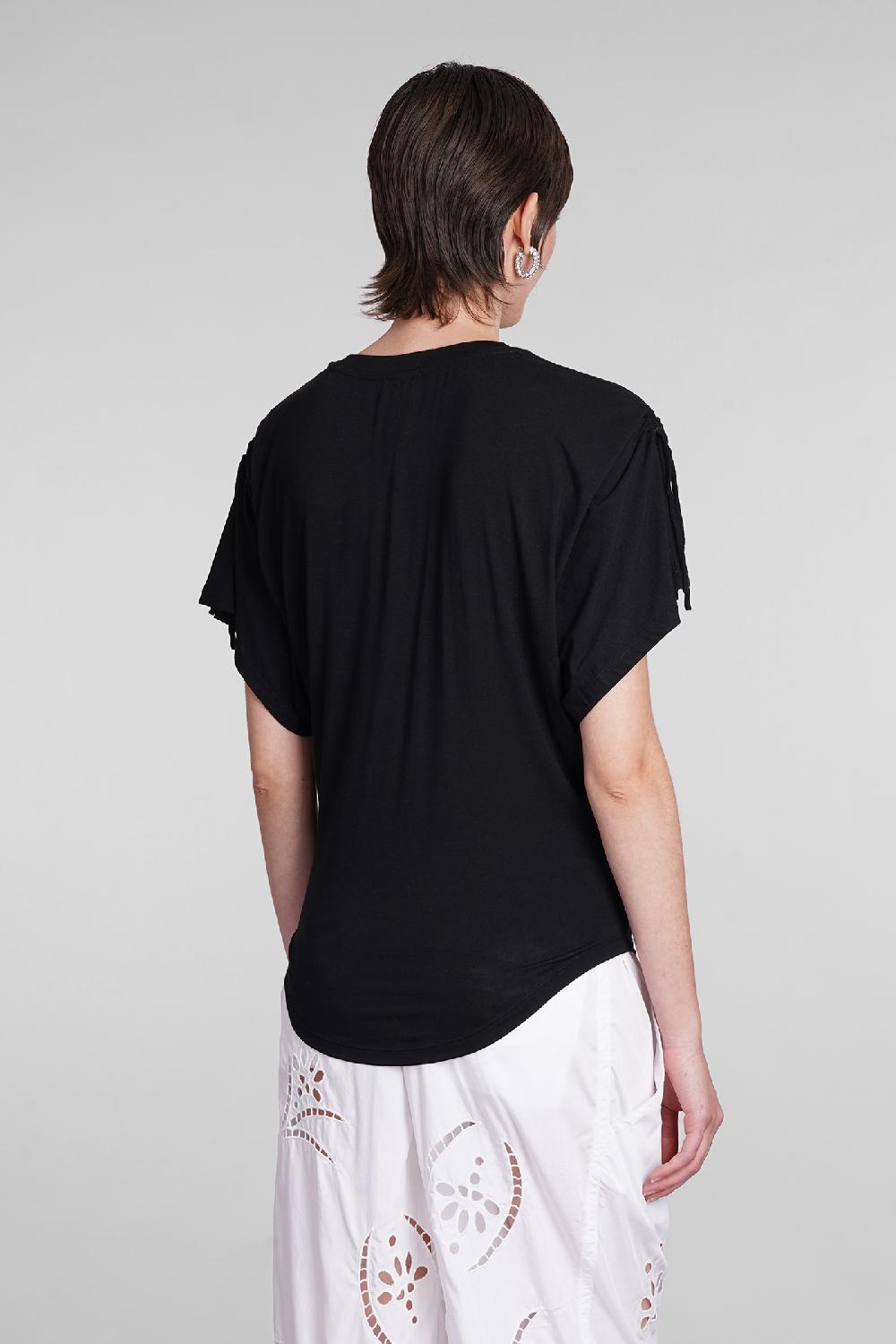 Deliberti Isabel Marant T-shirt zola in modal nero cod. 400029 - Deliberti The Luxury Shopping Promozione temporanea