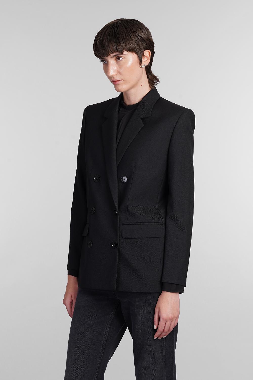Deliberti Isabel Marant Blazer madina in lana nera cod. 405192 - Deliberti The Luxury Shopping Only for today