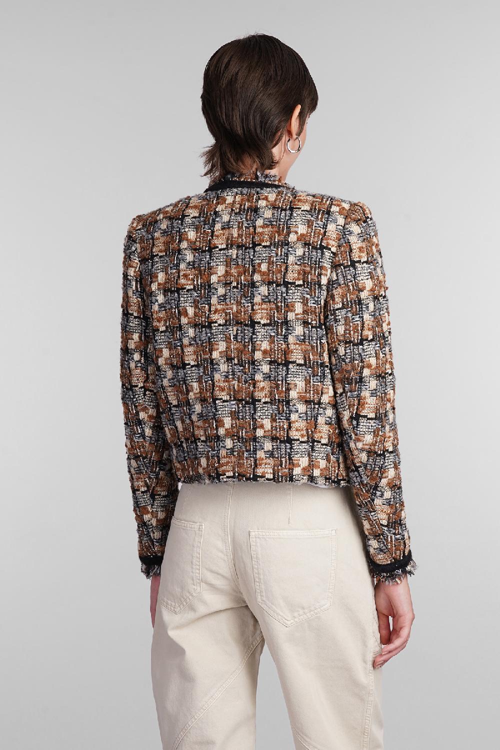 Deliberti Isabel Marant Giacca casual kerry in lana beige cod. 405193 - Deliberti The Luxury Shopping Offerta speciale della fabbrica