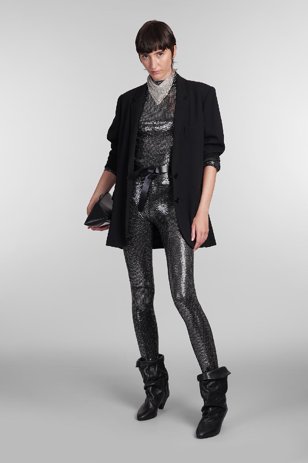 Deliberti Isabel Marant Blazer oceany in poliestere nero cod. 405194 - Deliberti The Luxury Shopping Sostegno trimestrale