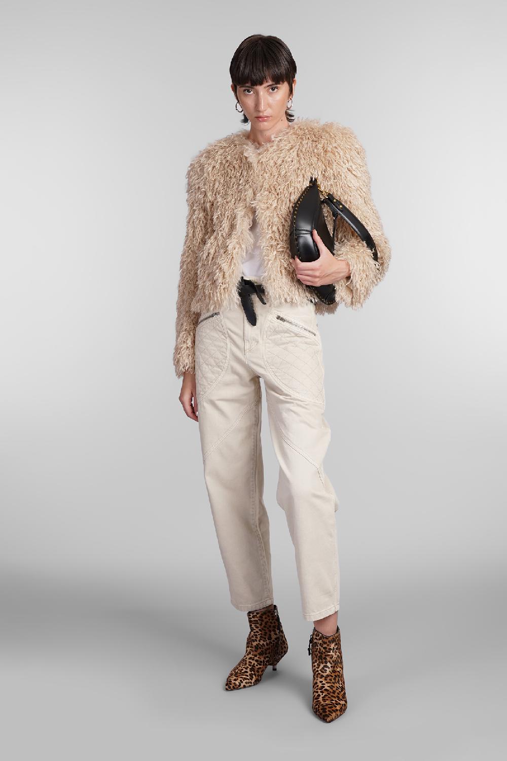 Deliberti Isabel Marant Pelliccia faustine in poliestere beige cod. 405195 - Deliberti The Luxury Shopping Fino al 55% di sconto