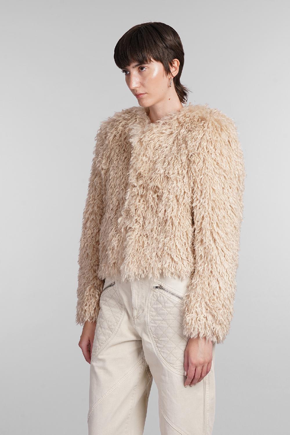 Deliberti Isabel Marant Pelliccia faustine in poliestere beige cod. 405195 - Deliberti The Luxury Shopping Fino al 55% di sconto