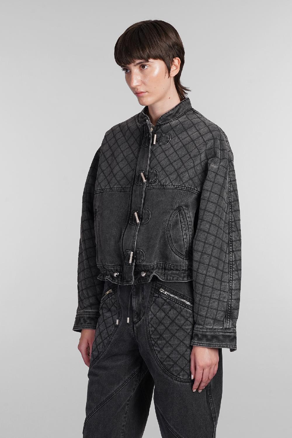 Deliberti Isabel Marant Giacche denim celiany in cotone grigio cod. 405196 - Deliberti The Luxury Shopping Discount Store per i nuovi prodotti